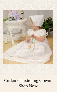 Cotton Christening Gowns