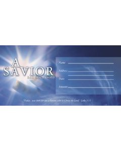 Offering Envelopes-Christmas-A Savior