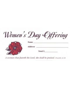 Bill Size Envelopes-Women's Day