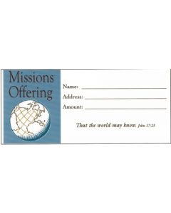 Bill Size Envelopes-Missions