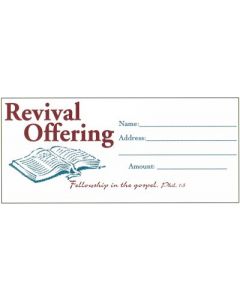 Bill Size Envelopes-Revival Offering