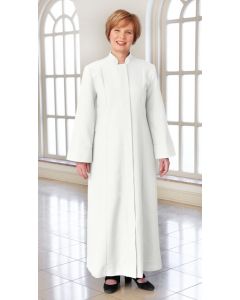 Women's Tailored Clergy Robe in White or Black