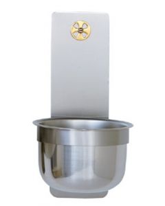 Church Holy Water Font with Maltese Cross