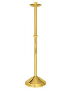 Polished Brass Church Pascal Candlestick