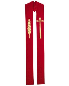 Palm and Cross Clergy Overlay Stole