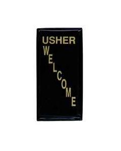Usher Badge-Black