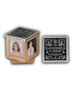 WOODEN CONFIRMATION PHOTO BOX