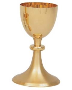 Satin Brass Communion Chalice 16 oz. Cup