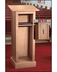 Full Church Altar Lectern with Shelf