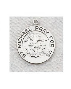St. Michael Sterling Silver Medal