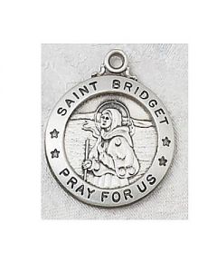 St. Bridget Sterling Silver Medal