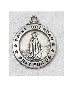 St. Brendan Sterling Silver Medal