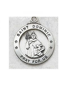 St. Dominic Sterling Silver Medal