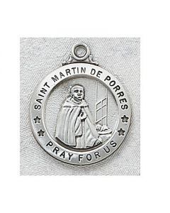 St. Martin de Porres Sterling Silver Medal