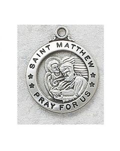 St. Matthew Sterling Silver Medal