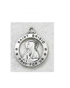 St. Brigid Sterling Silver Medal