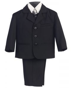Black 5 Piece First Communion Suit