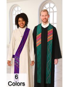Guatemalan River of Life Clergy or Deacon Stole