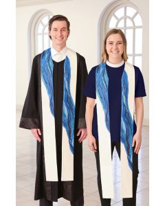 Living Water Clergy Overlay Stole