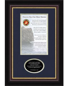 Marine Memorial Inspirational Christian Gift
