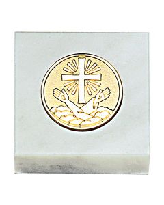 The Crossed Arms of Jesus and Francis Paperweight