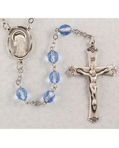 BLUE ROSARY BEADS SS
