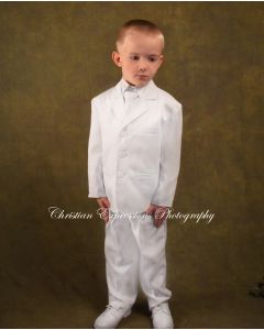 Boys First Communion Suit-White