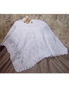 Girl's knit shawl