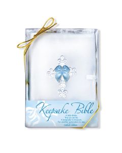 Keepsake Bible w/Blue Bow