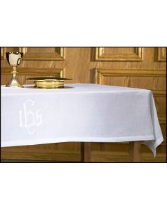 Altar Frontal with IHS Symbol Poly Cotton