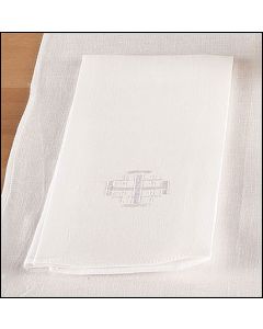 Altar Towel Cotton Blend  with Jerusalem Cross