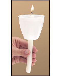 Plastic Candlelight Service Candle Holders