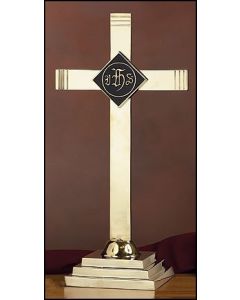Altar Cross with IHS Emblem