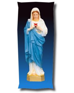 Immaculate Heart of Mary Outdoor Statue Full Color