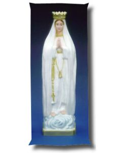 Pilgrim Virgin Mary Outdoor Statue Full Color