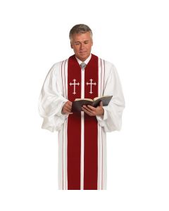 Bishop Pulpit Robe - White