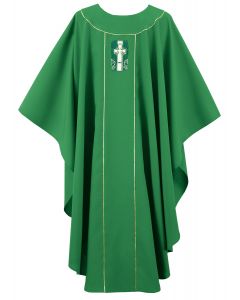 Green Irish Celtic Cross Chasuble