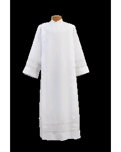 Clergy Alb with Woven Lace