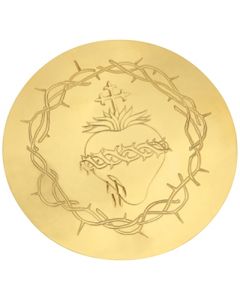 Communion Scale Paten with Sacred Heart Emblem