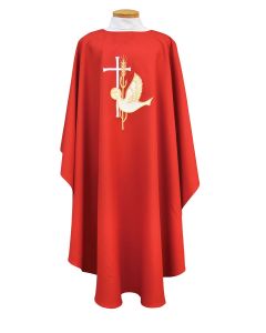 Cross and Dove Clergy Chasuble