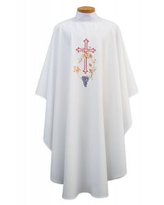 Cross and Flowers Clergy Chasuble