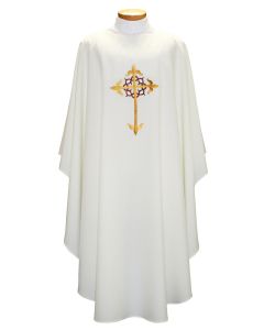 Cross and Crown Lenten Clergy Chasuble