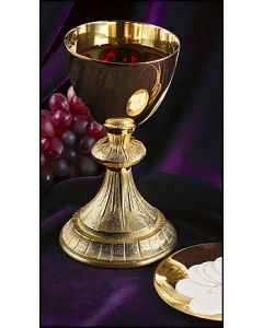 dual finish chalice and paten