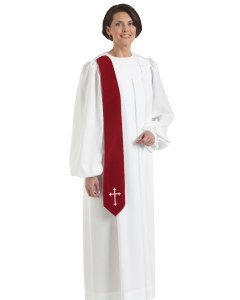 Women’s Evangelist White Clergy Robe