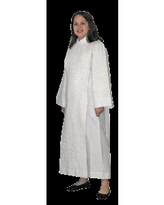 Flax Rayon Front Wrap Altar Server Alb