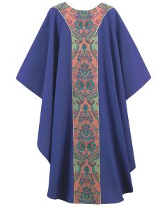 Florence Clergy Chasuble Vestment Indigo