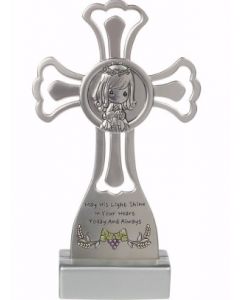 Girls First Communion Precious Moments Pewter Standing Figurine
