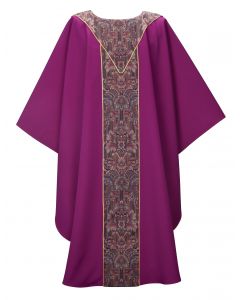 Harvest Clergy Chasuble Vestment Purple