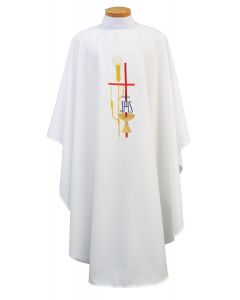 IHS Chalice and Cross Clergy Chasuble