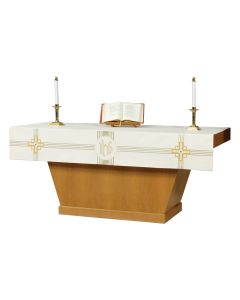 Ivory Altar Frontal Kingdom Cross Series